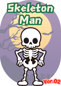 Cool Skeleton Buddy (Yellow 01)