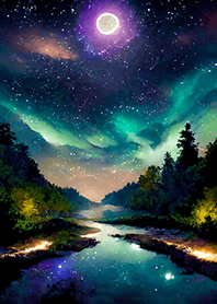 Beautiful starry night view#2560