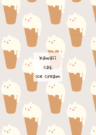 Kawaii Cat Ice Cream
