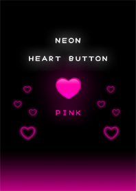 NEON HEART BUTTON PINK