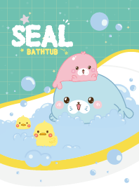Seal Bathtub Green
