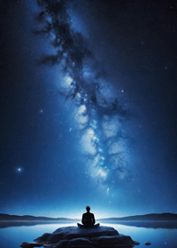 Tranquil starry sky 86nMU