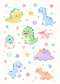 Cute Dinosaur 1 (Pp)