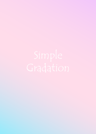 Simple Gradation -PURPLE+PINK+BLUE Ver2-