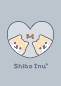 柴犬骨[くすみブルー]