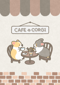 cafe corgi theme