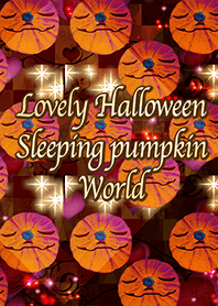 Lovely Halloween Sleeping pumpkin World
