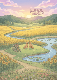 Sunlit Valley of Endless Bloom