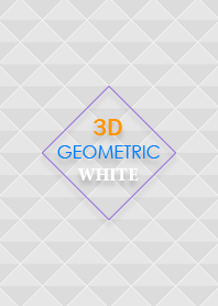 GEOMETRIC 3D. WHITE