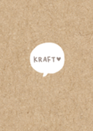 Do not get tired of theme.Kraft paper.
