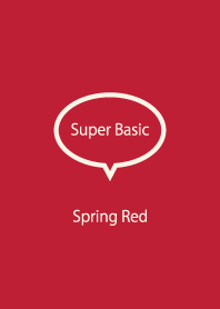 Super Basic Spring Red