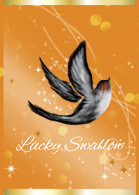 Orange / Lucky swallows visit