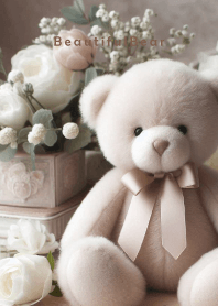 Beautiful Bear-WHITE FLOWER 31