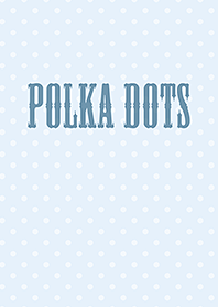 POLKA DOTS (Alice blue)