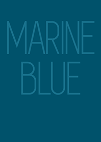 シンプル マリンブルー - MARINE BLUE