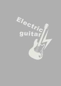 Electricguitar Silver gray