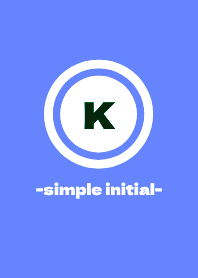 simple initial-K- THEME 45