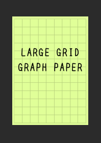 YELLOW GREEN-BLACK GRAPH PAPER/CHARCOAL