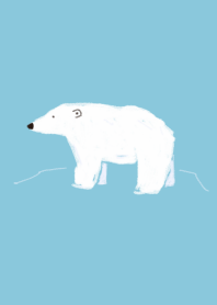 One polar bear