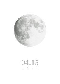 Moon - April 15th - White