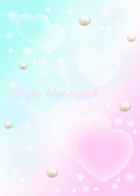 Light blue&pink pastel