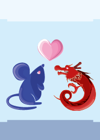 ekst blue (rat) love red (dragon)