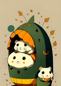 Halloween Hamster C9b880