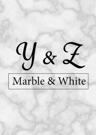 Y&Z-Marble&White-Initial