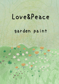 Oil painting art [garden paint 477]