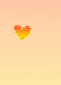 優しくなれるハートオレンジ