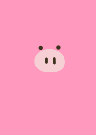 A pig. A close-up. So cute.