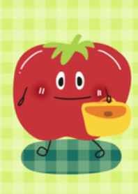 The fun train and the tomato