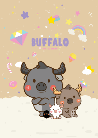 Buffalo Cute Unicorn Sweet