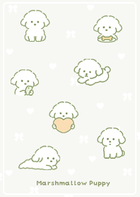 green Simple Marshmallow Puppy 03_2