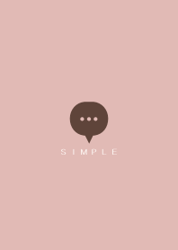 シンプル（beige pink)V.1343