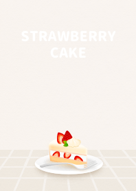 Strawberry & Cream Cake