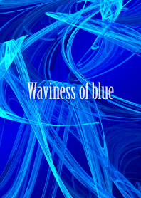 Waviness warna biru
