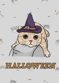 meow's halloween - light grey
