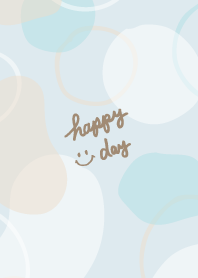 Circle and circle darkishi Blue2 Japan