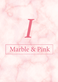 I-Marble&Pink-Initial