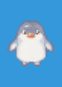 Penguin Pixel Art Theme  Blue 02