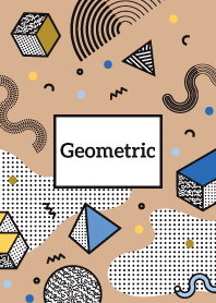Geometric Calico Brown