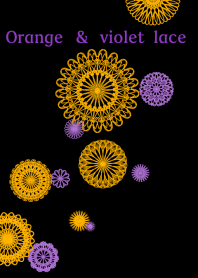 お花とリボンレース-バイカラー4-