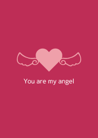 simple love heart Theme angel small 18