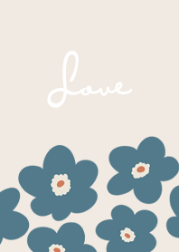 in bloom, flower b / cream