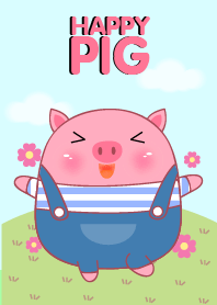 Cute Happy Pig Theme