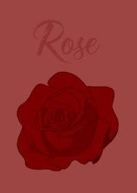 葡萄酒紅色的玫瑰花