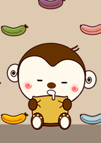 Monkey So Cute in Brown