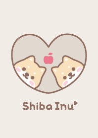 Shiba Inu Apple - Brown