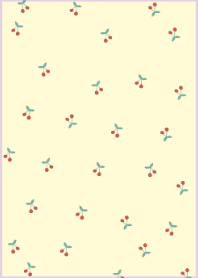 cherry_pattern #purpleyellow